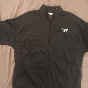 Reebok Men's Black Windbreaker Jacket